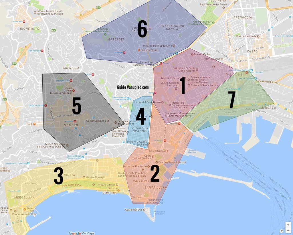 Les quartiers de Naples
