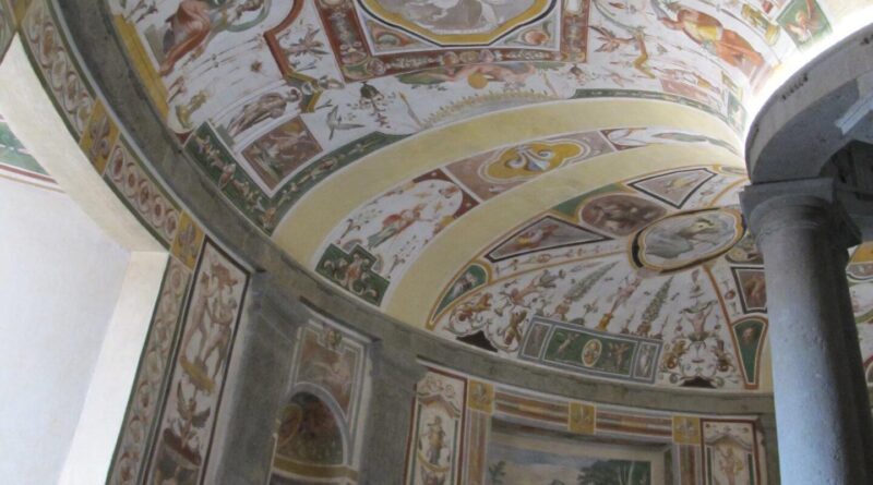 Villa Farnèse de Caprarola - Plafond de l'escalier