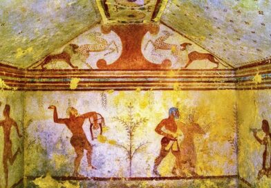 Tarquinia - Nécropole - Tome des Bacchants (Tomba dei Baccanti)