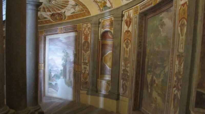 Villa Farnèse de Caprarola - Escalier (2)