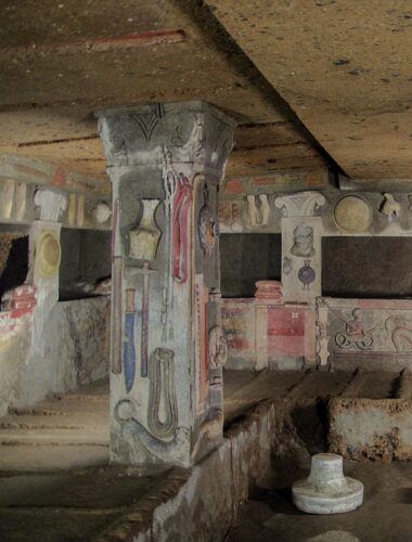 Cerveteri - Nécropole de Banditaccia - Tombe des reliefs (Tomba dei Rilievi)