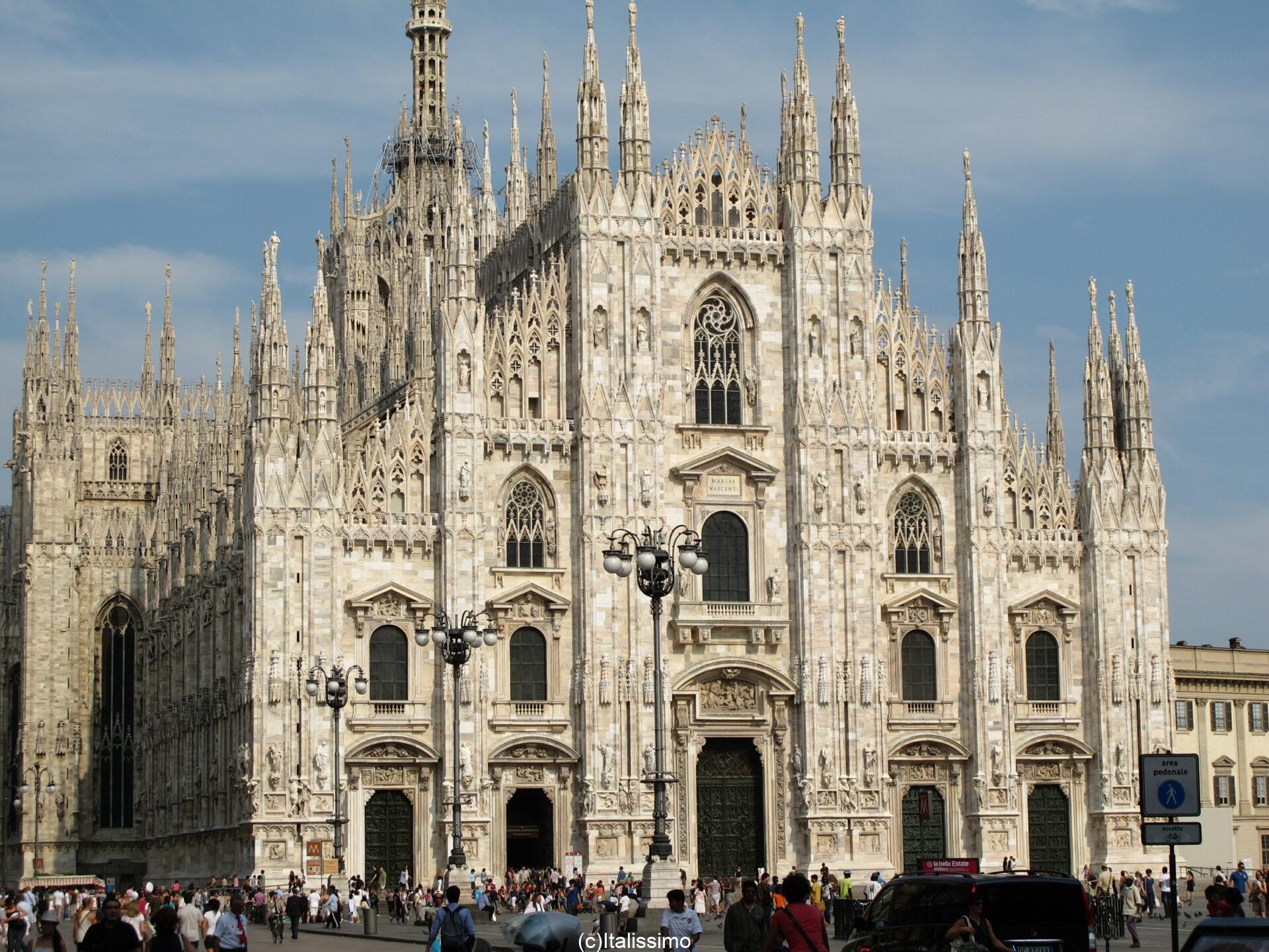 Milan - Cathédrale (Duomo) - La façade