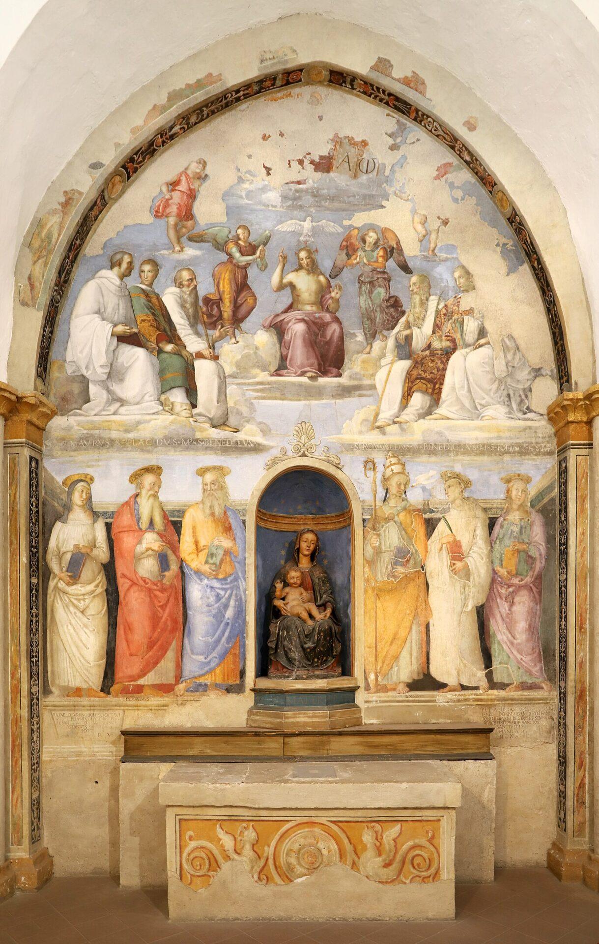 Pérouse - La trinité - Perugin et Raphael - Chapelle San Severo