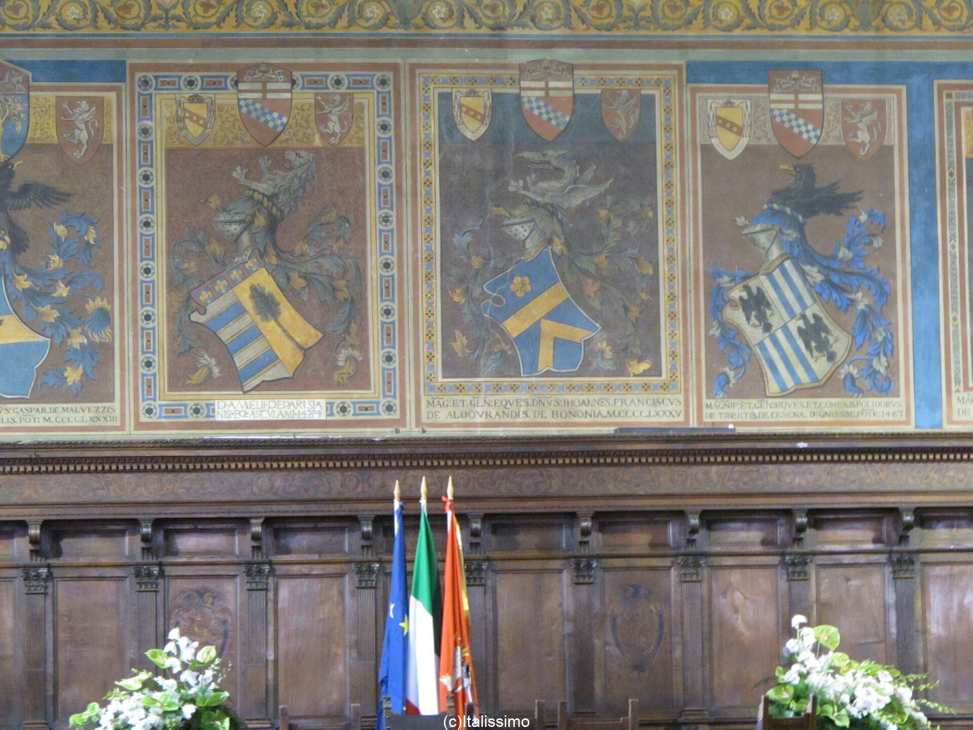 Pérouse - Palazzo dei Priori - Salle des mariages (détail)
