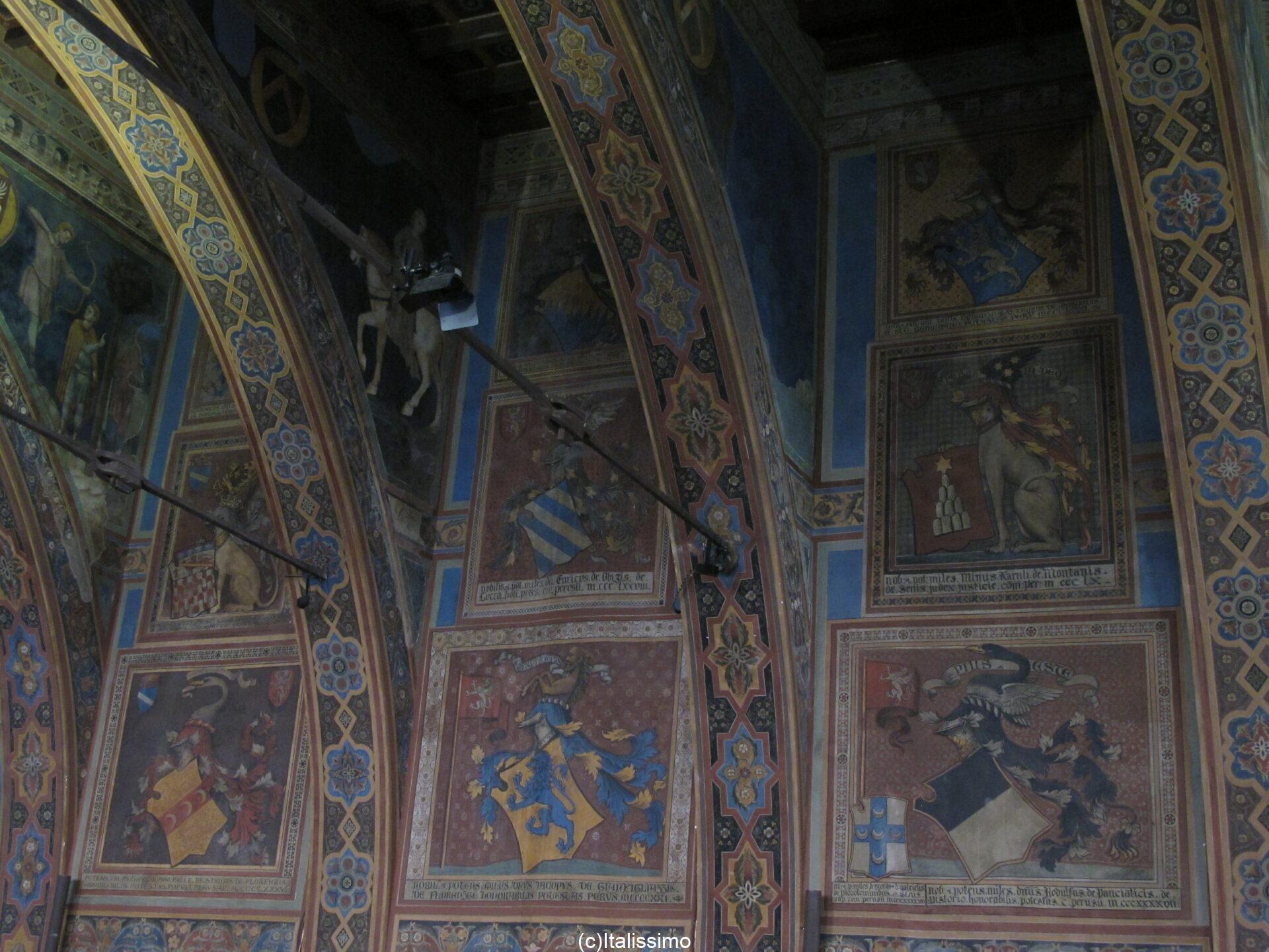 Pérouse - Palazzo dei Priori - Salle des mariages (fresques)