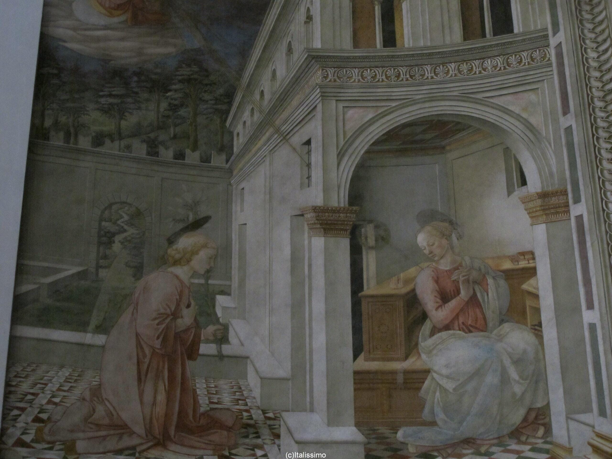 Fresques représentant les épisodes de la Vie de la Vierge réalisées par Fra Filippo Lippi