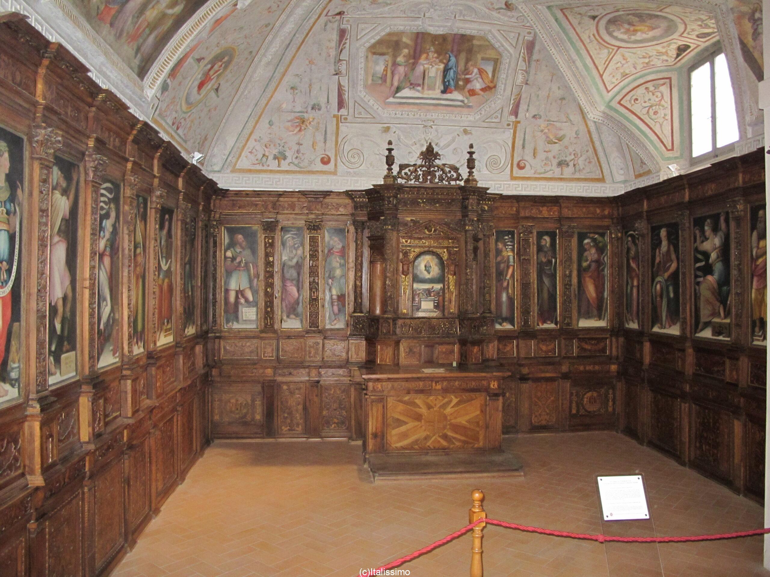 Chapelle de l'évêque Eroli ornée de fresques réalisées par Pinturicchio