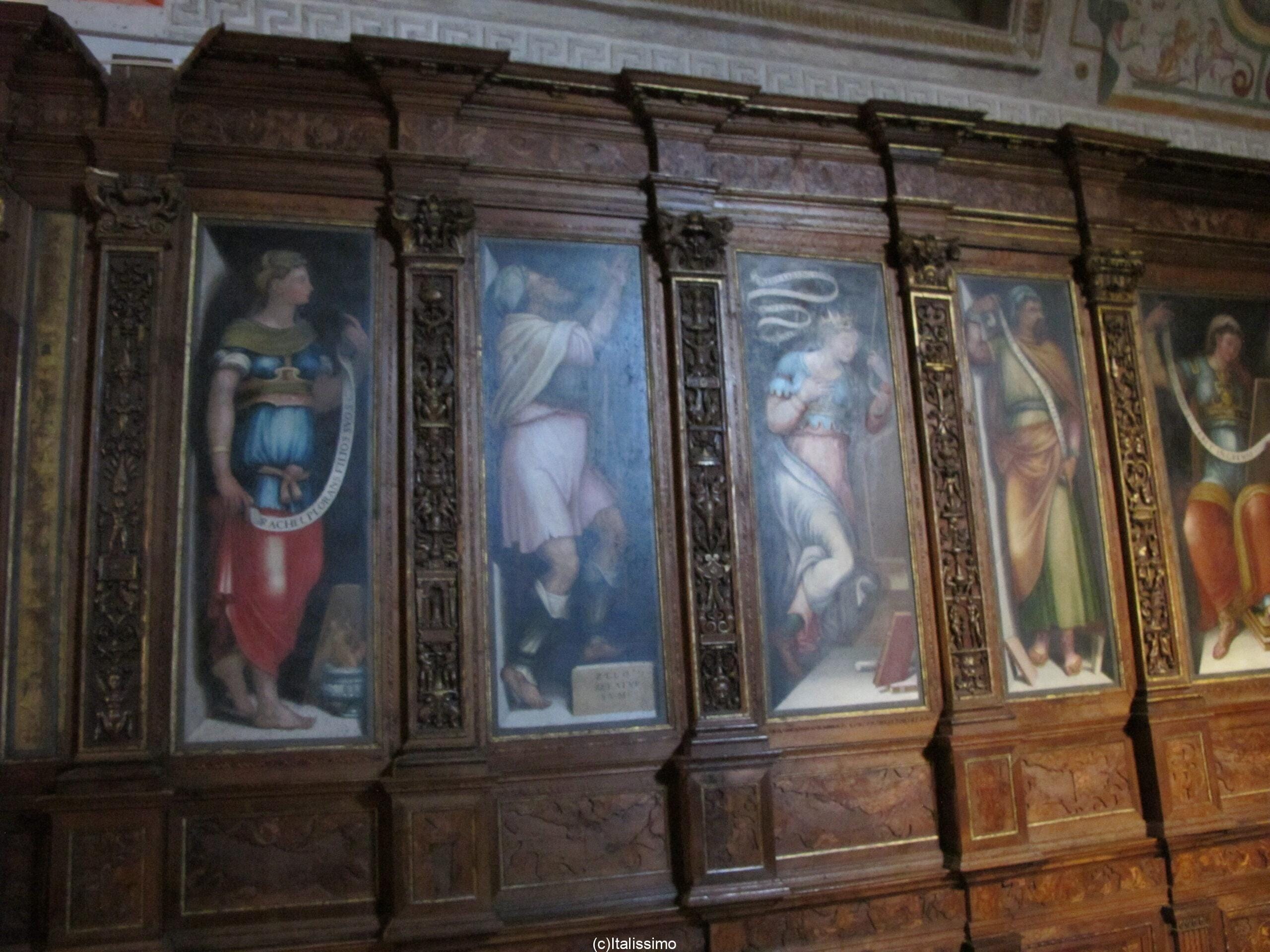 Chapelle de l'évêque Eroli ornée de fresques réalisées par Pinturicchio