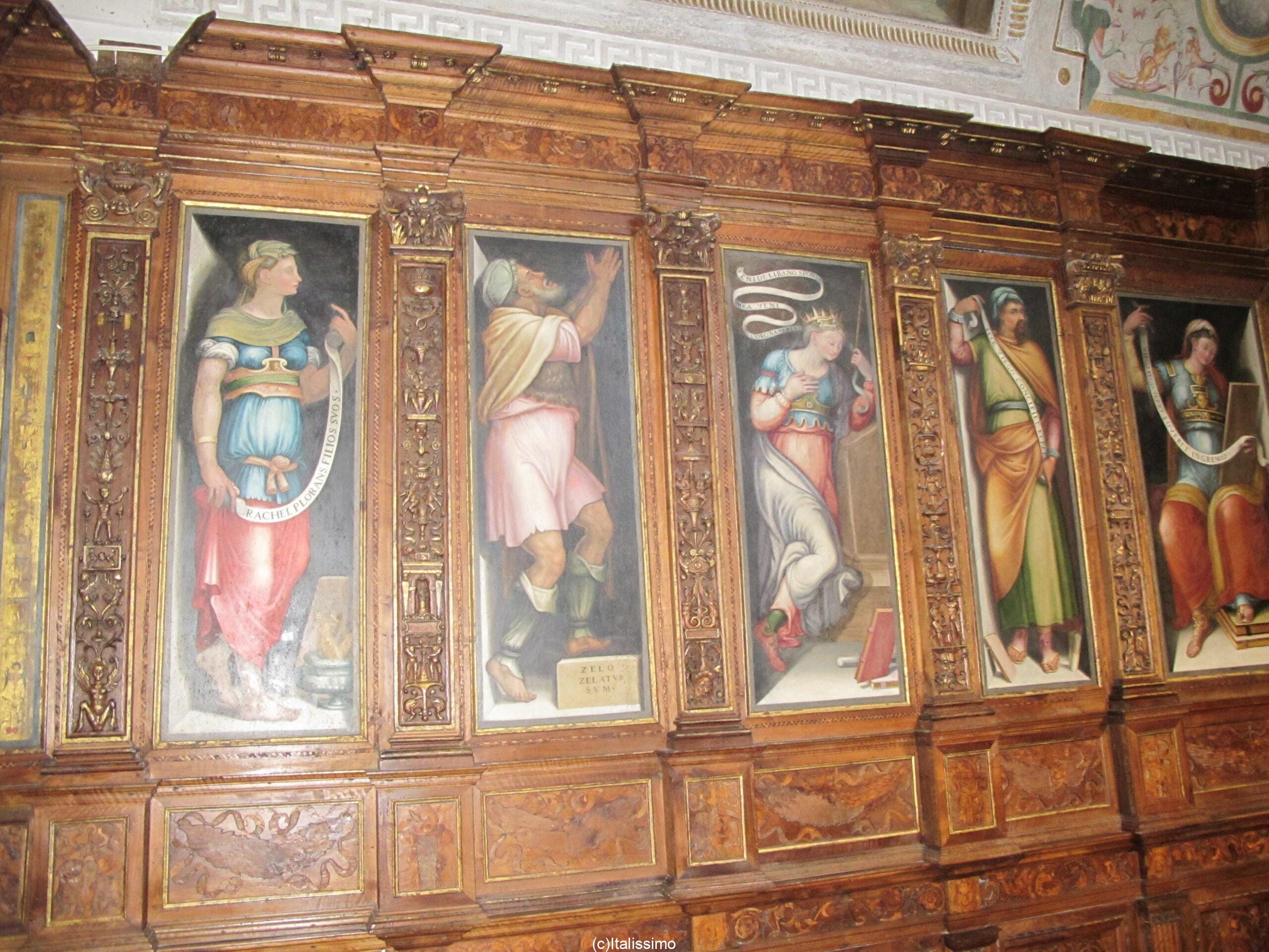 Chapelle de l'évêque Eroli ornée de fresques réalisées par Pinturicchio