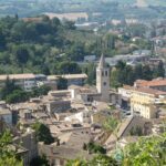 Spolète - Vue de la ville depuis le château
