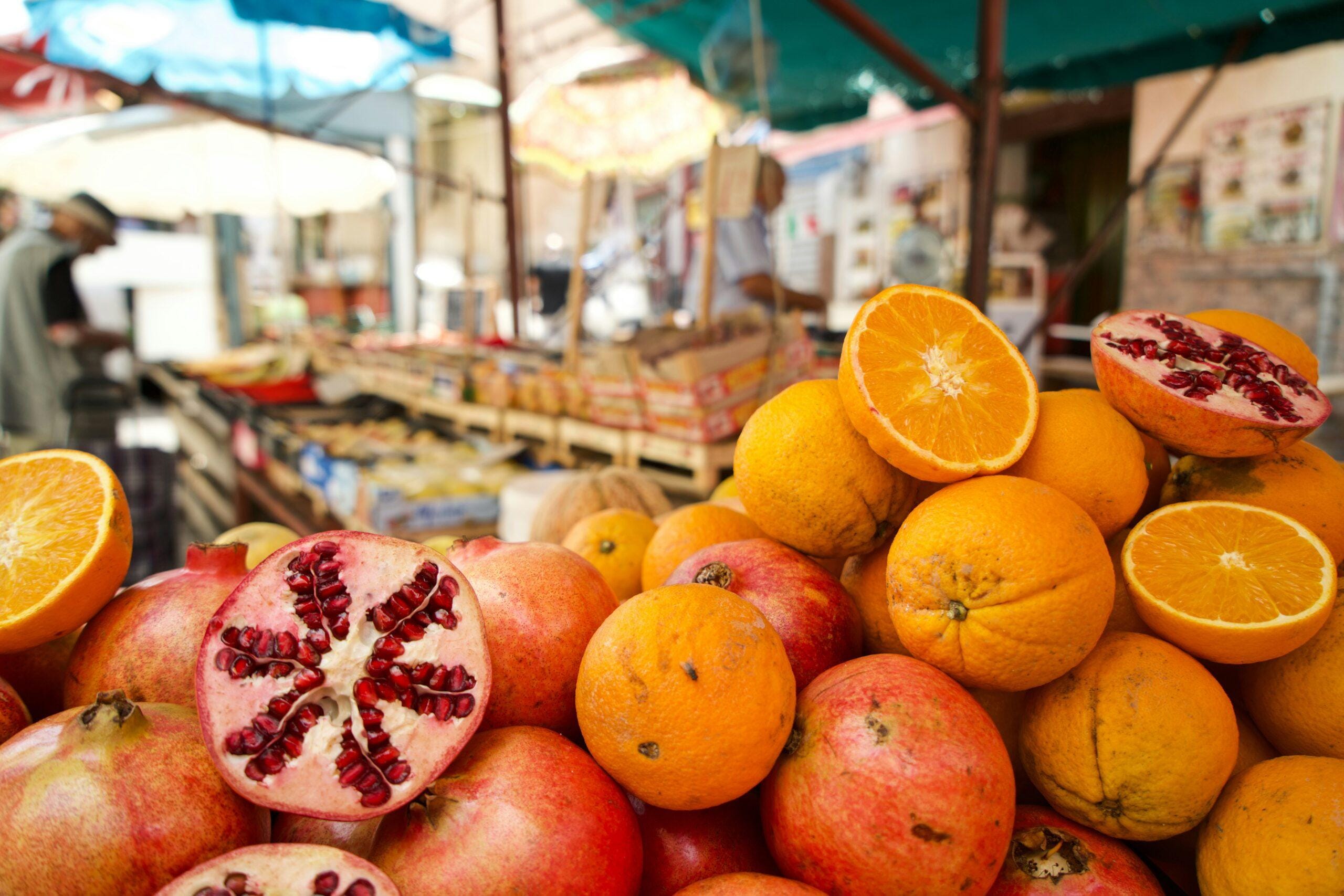 Palerme - Fruits sur le marché