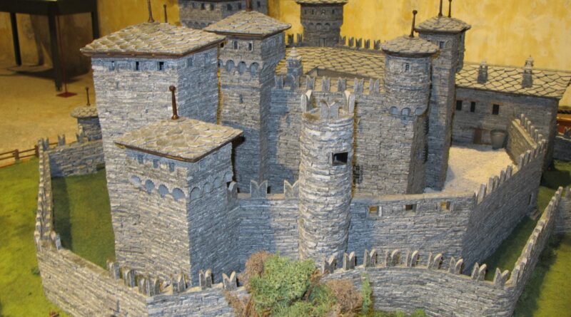 Château de Fénis - maquette