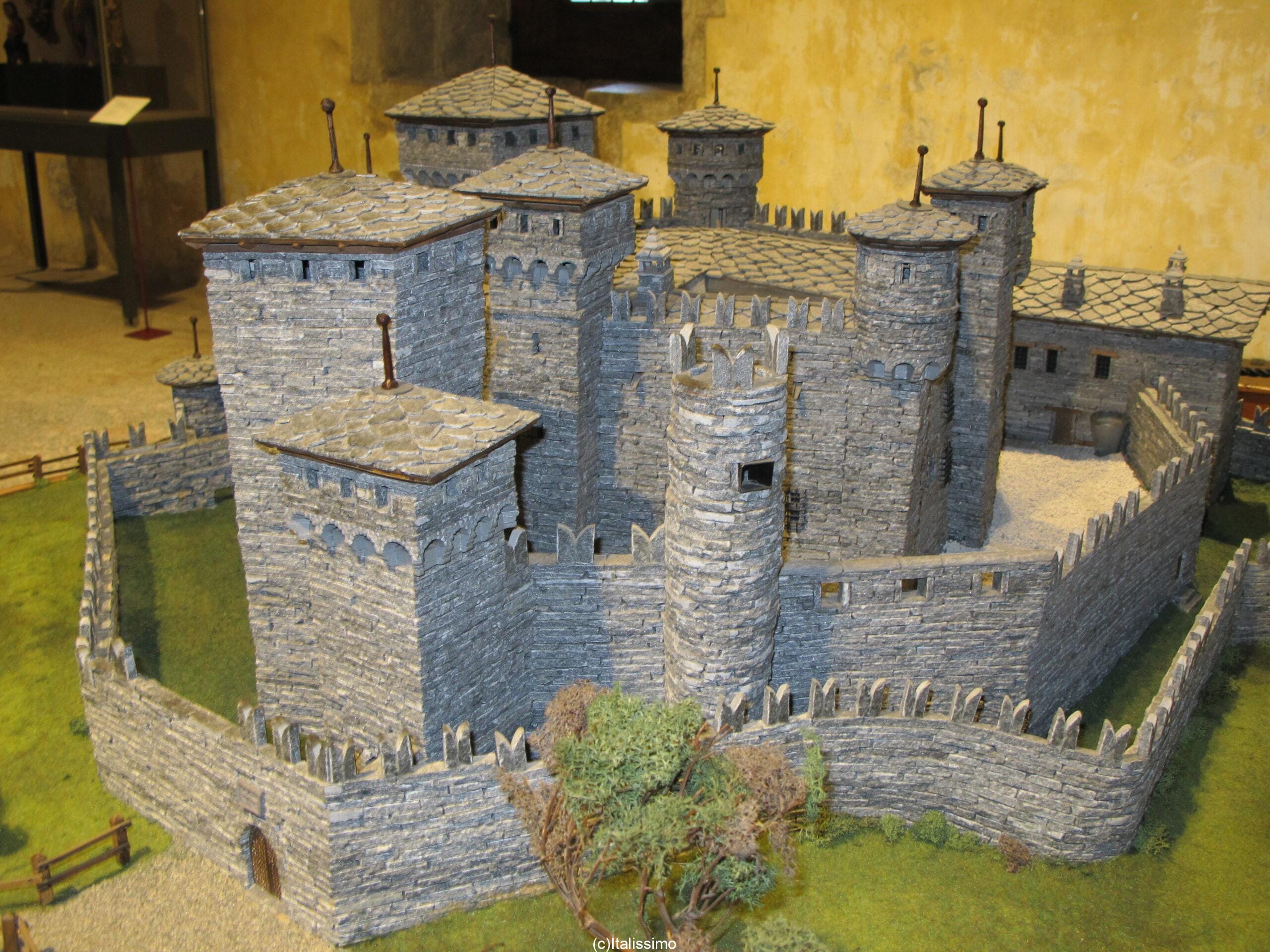Château de Fénis - maquette