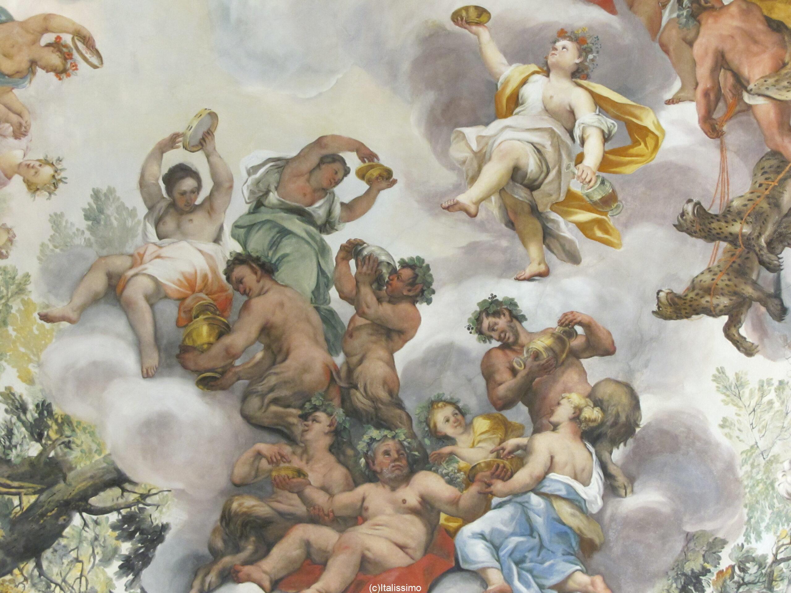 Macerata - Palazzo Buonaccorsi - Galerie Aeneid (plafond)