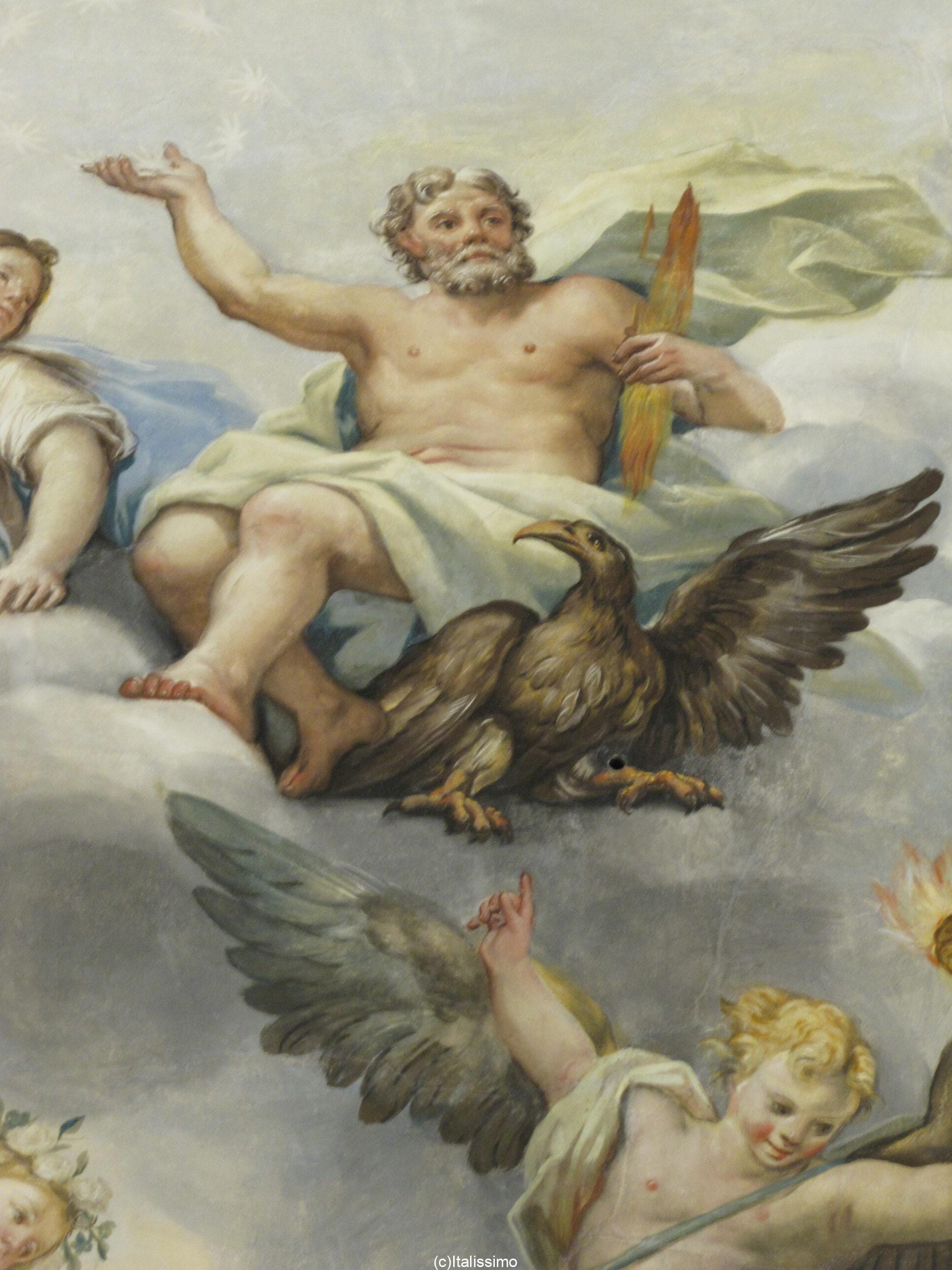 Macerata - Palazzo Buonaccorsi - Galerie Aeneid (plafond)