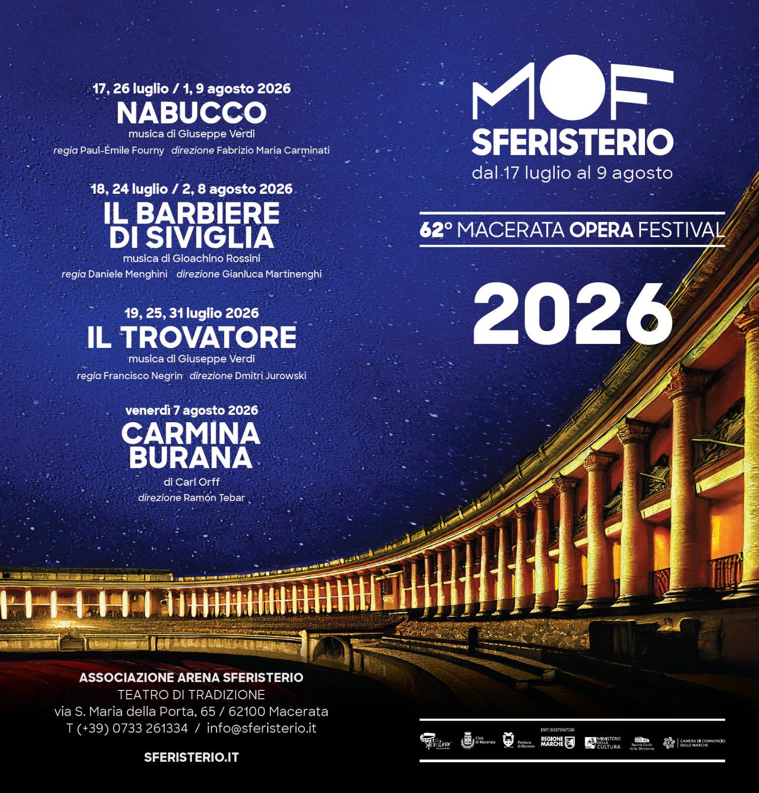 Macerata - Festival lyrique
