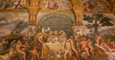 Mantoue - Palazzo Te - "Banquet noble célébrant le mariage de Cupidon et Psyché"