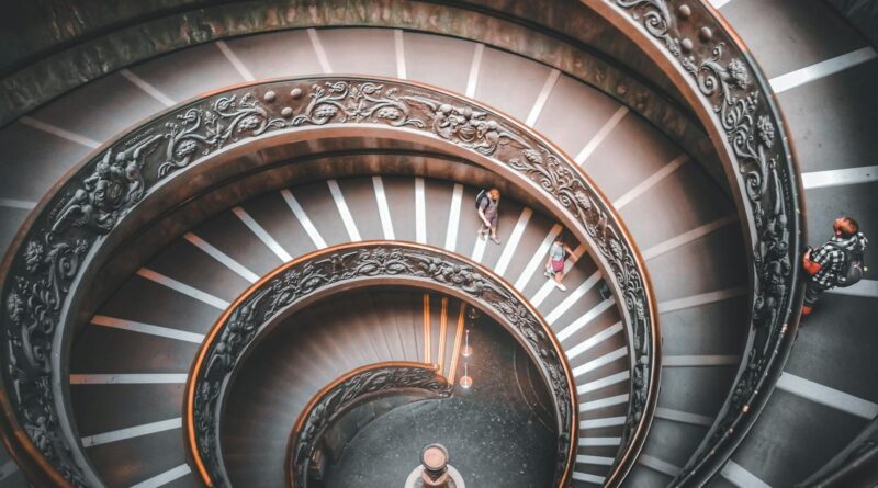 Vatican - Escalier de Bramante