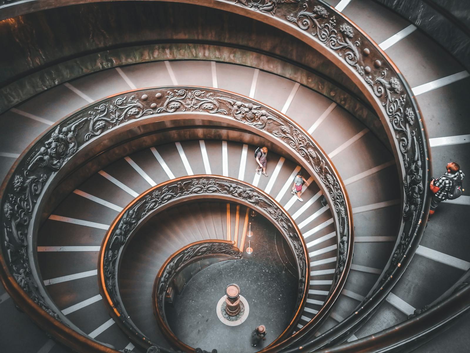 Vatican - Escalier de Bramante
