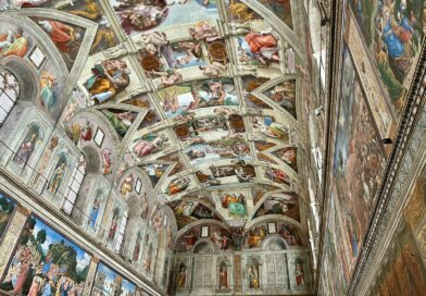 Vatican - Plafond et murs de la chapelle Sixtine