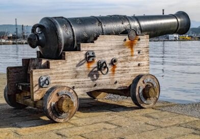 canon, tube, artillerie, militaire, histoire, ancien, antique, La Spezia, Italie