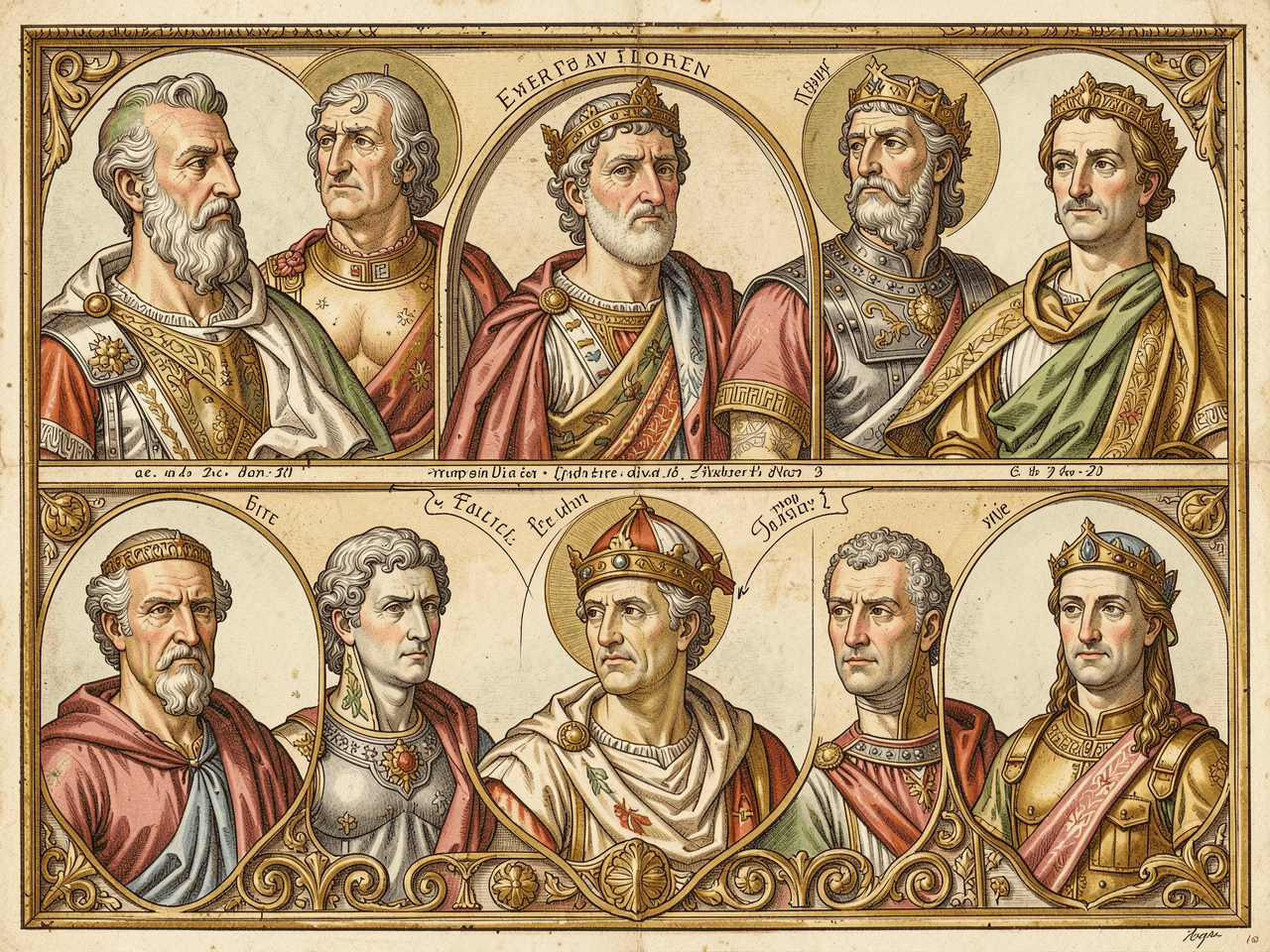 Représentation des empereurs romains
