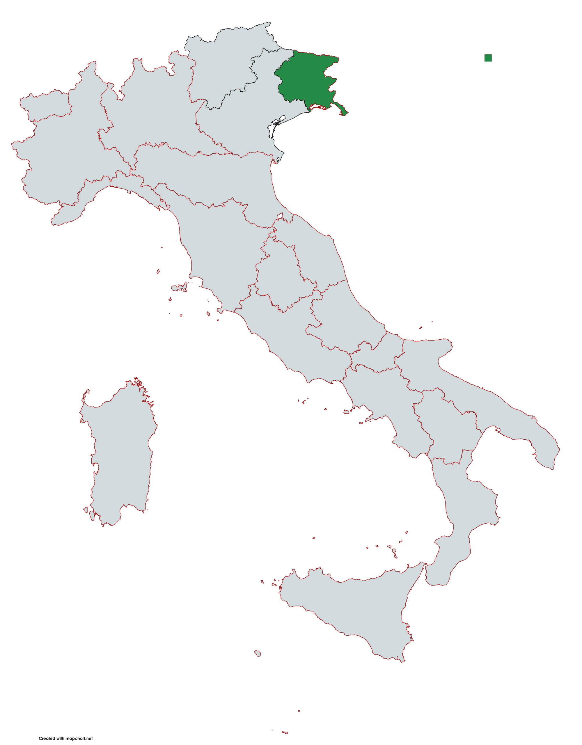 Italie, région de Frioul-Vénétie julienne