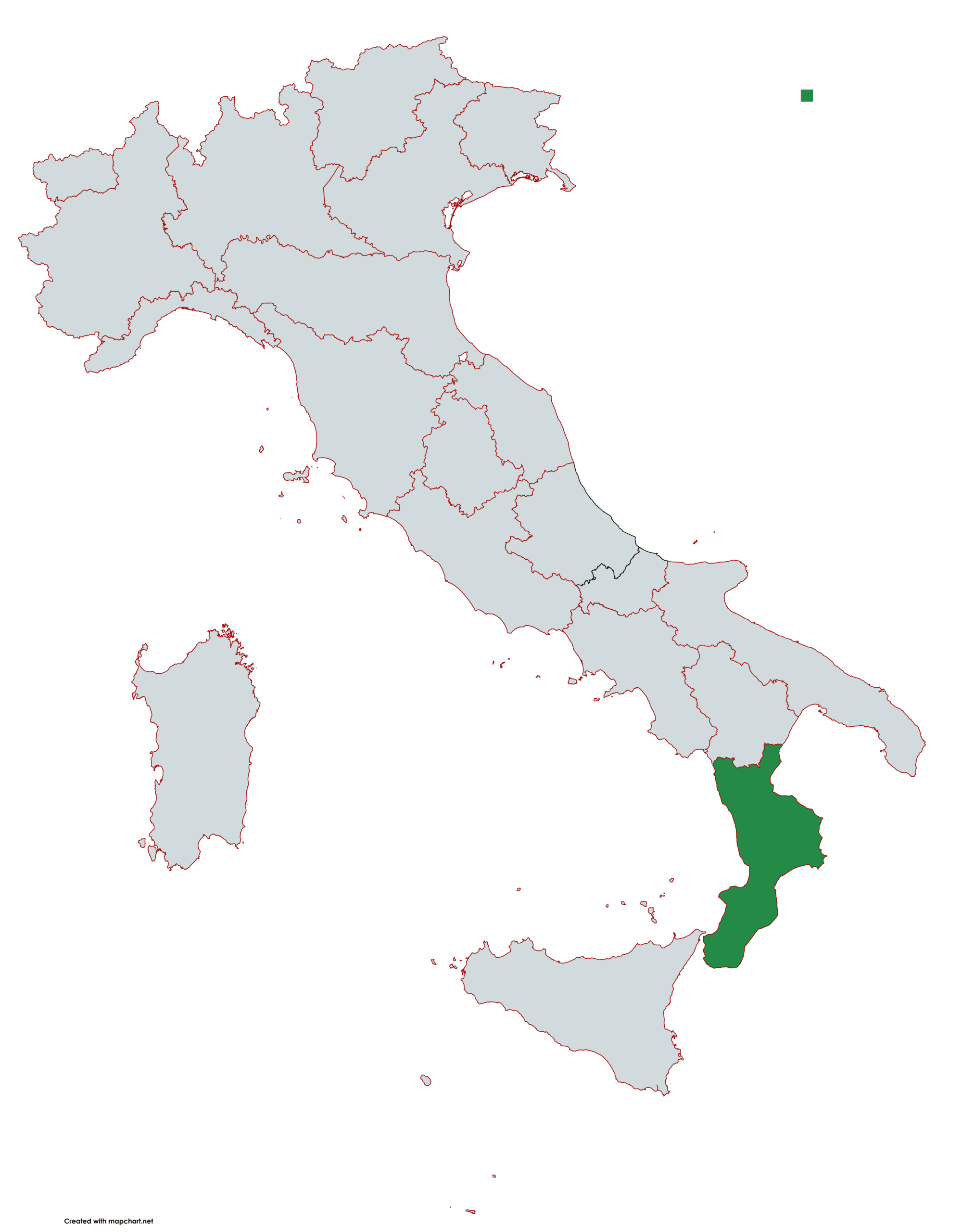 Italie, région de la Basilicate