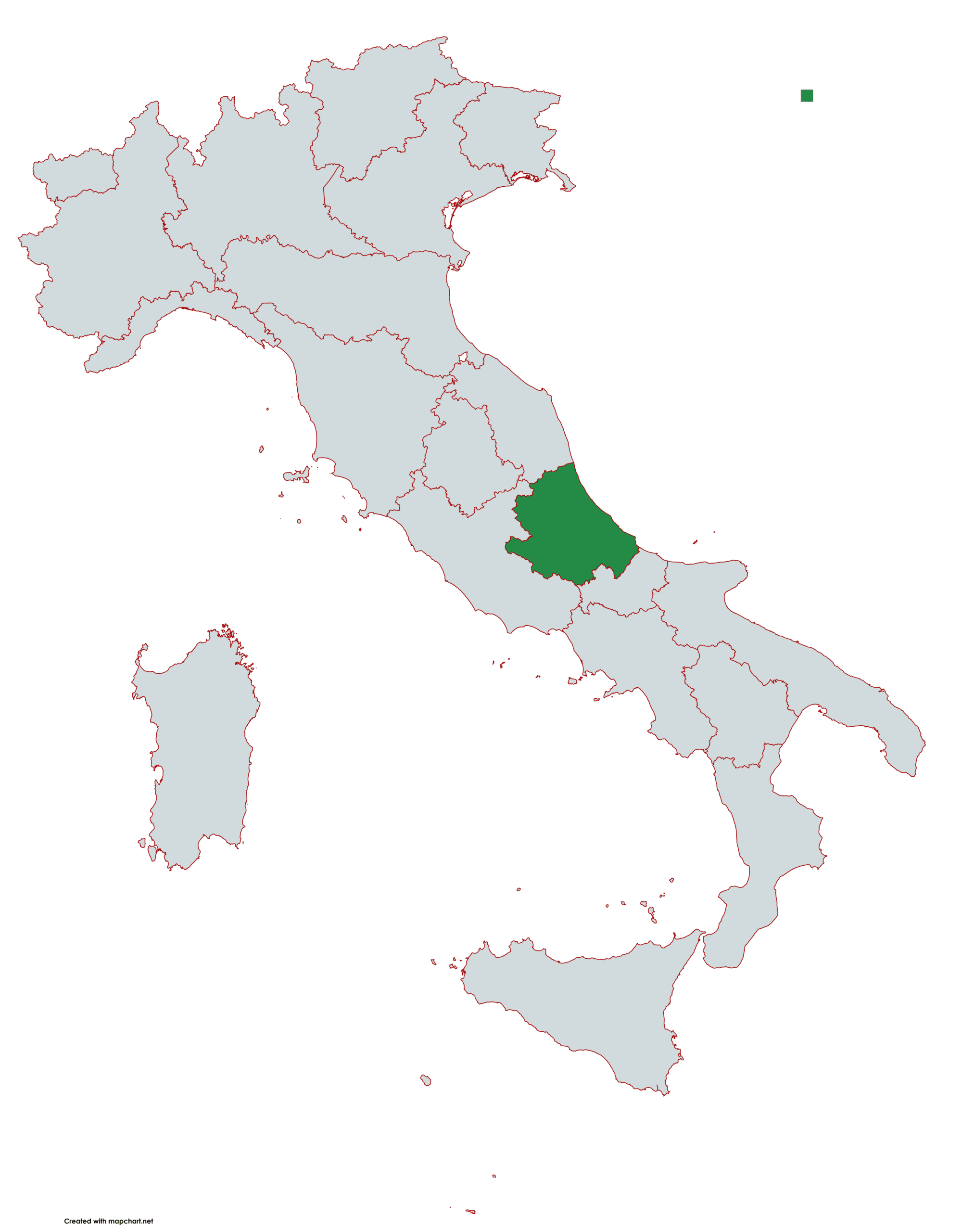 Italie, région des Abruzes