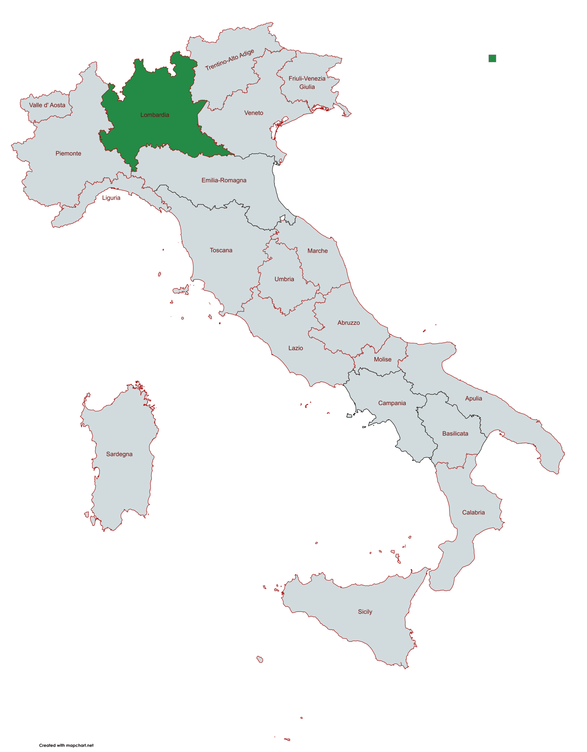 Italie, région Lombardie