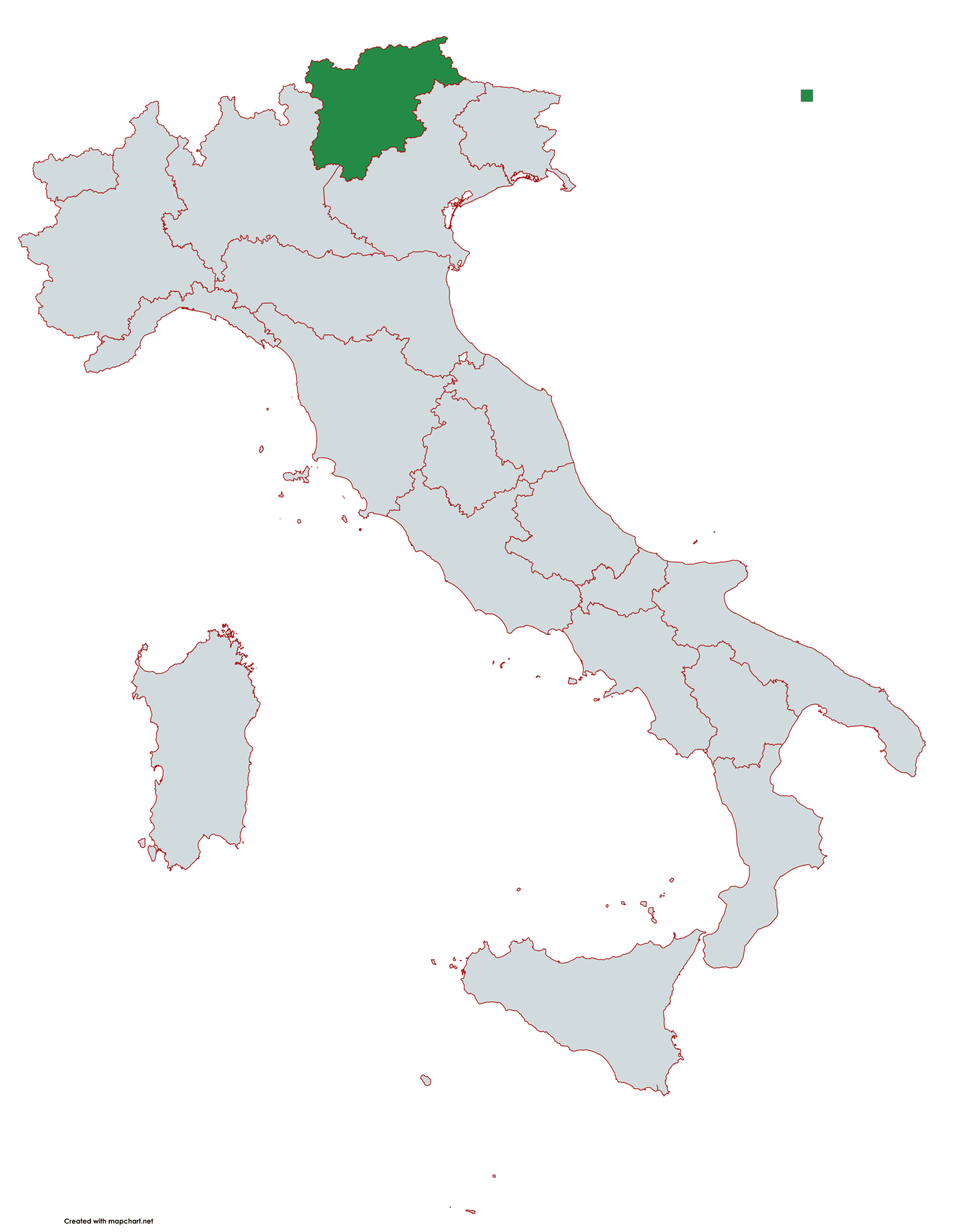 Italie, région Trentin Haut-Adige