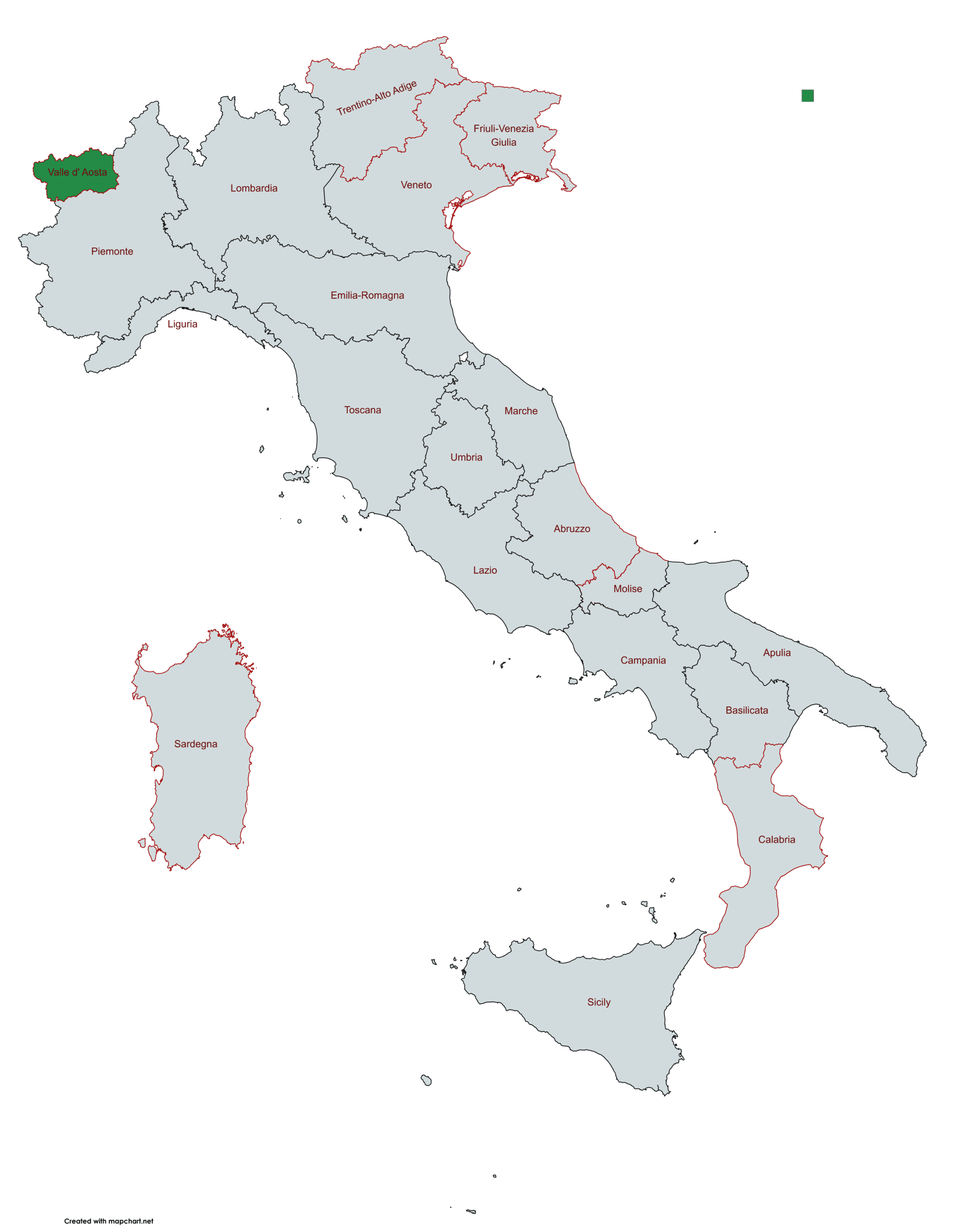 Italie, région Valée d'Aoste