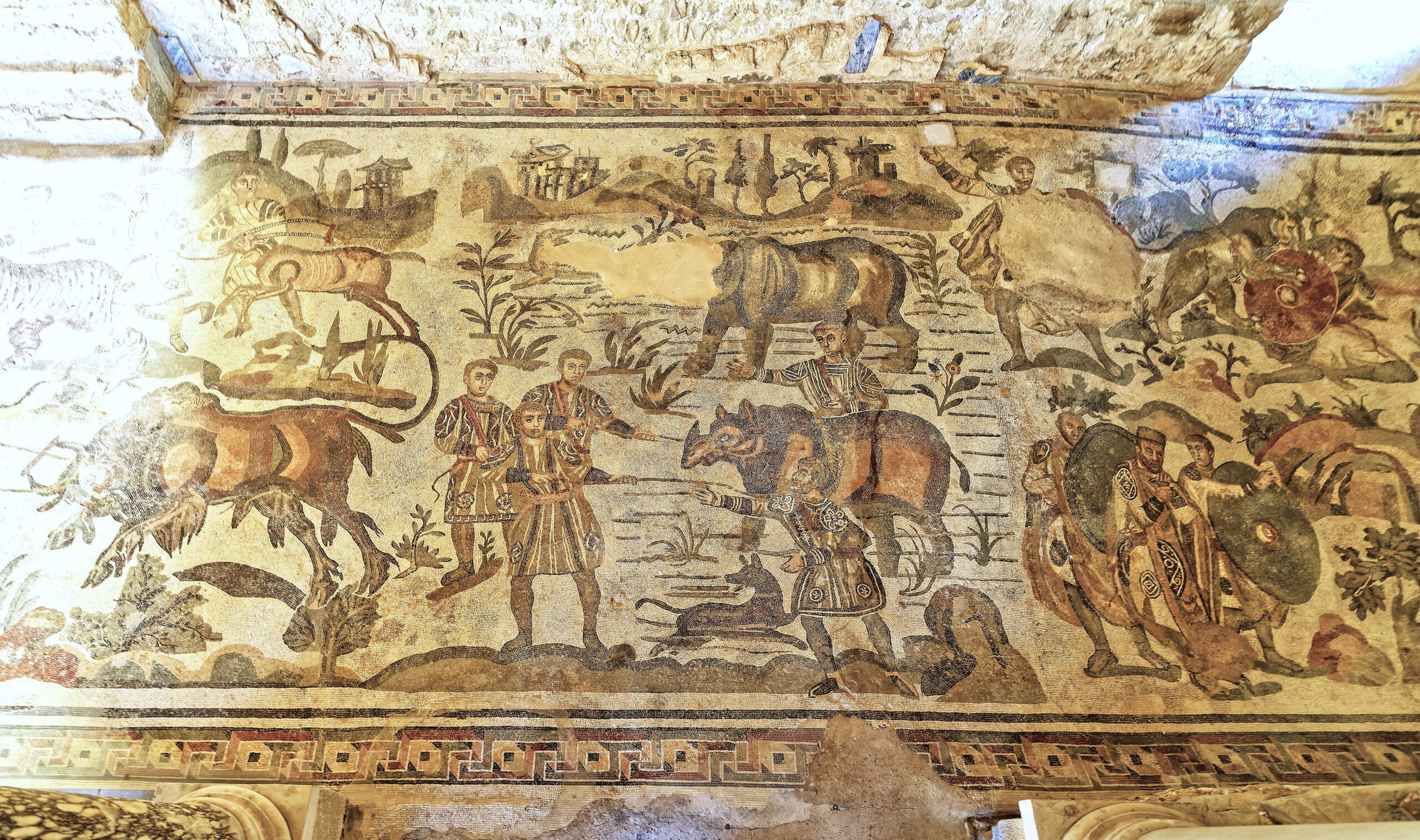 Villa del Casale - Scènes de chasse