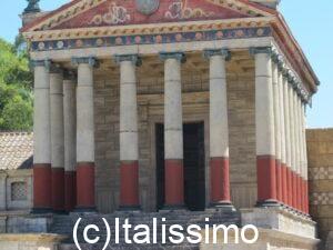 Cinecitta, le temple romain
