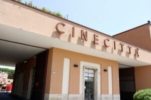 Rome, l'entrée de Cinecitta
