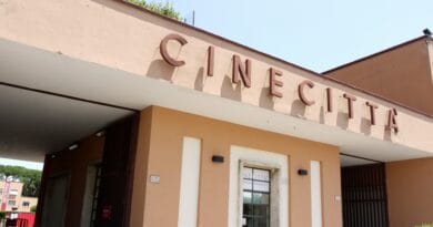 Rome, l'entrée de Cinecitta