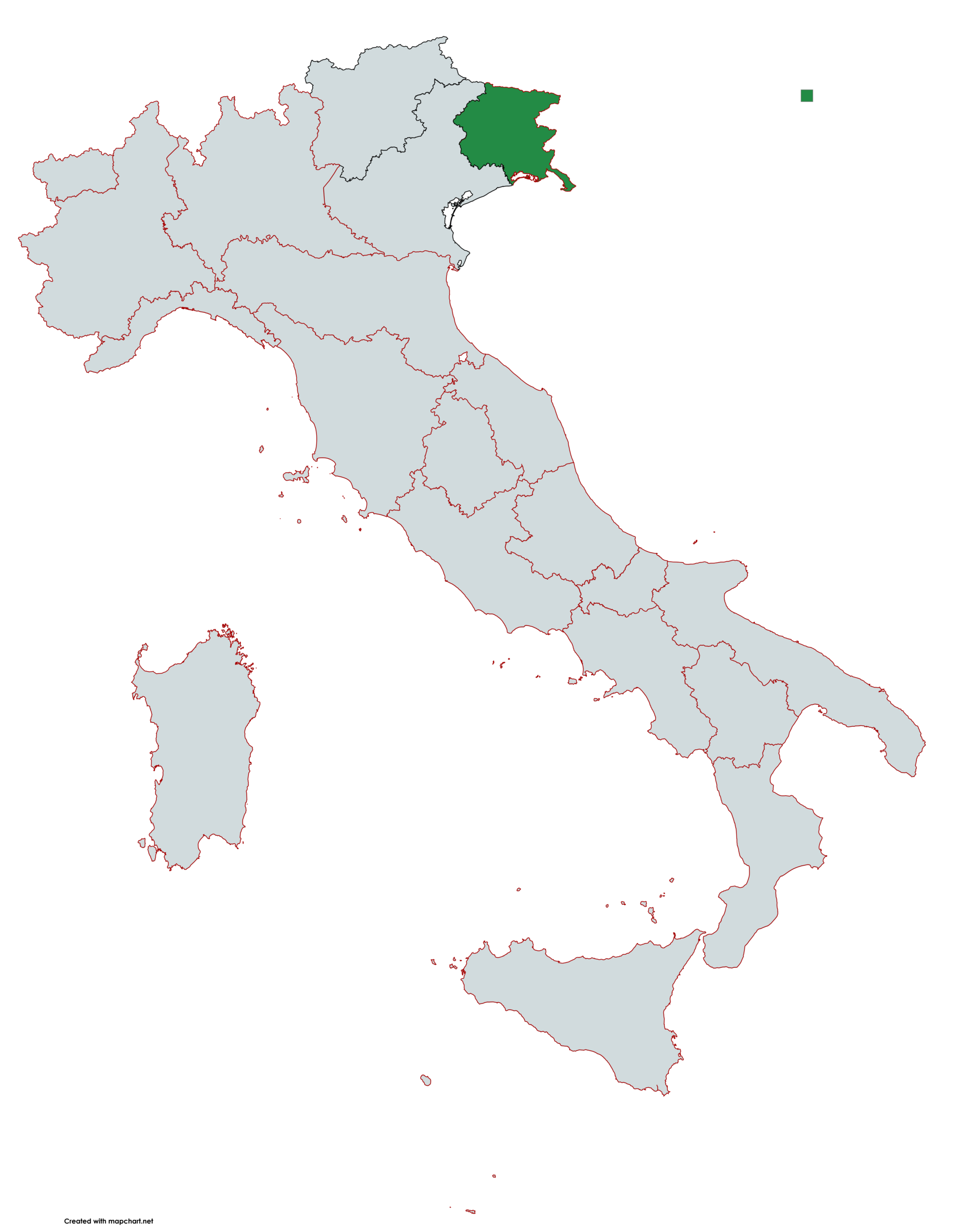 Italie, région Frioul-Venetie-Julienne